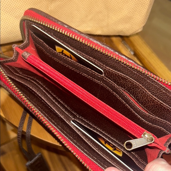 Ariat Multicolor Wallet with Fringe and Dust Bag - Picture 3 of 10